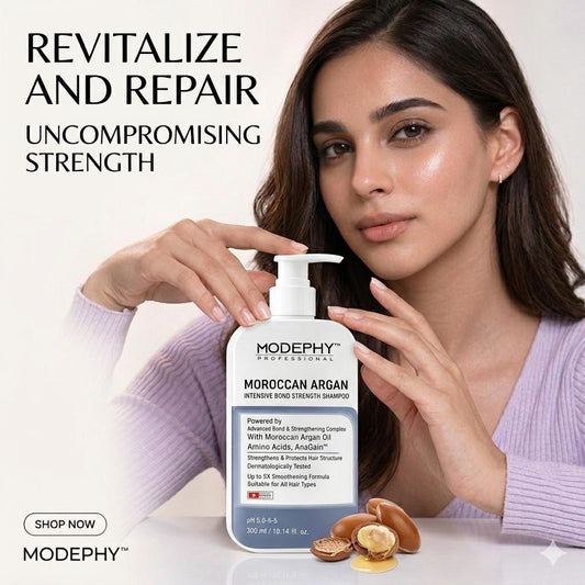 MODEPHY Moroccan Argan Intensive Bond Strength Shampoo - Damage Repair