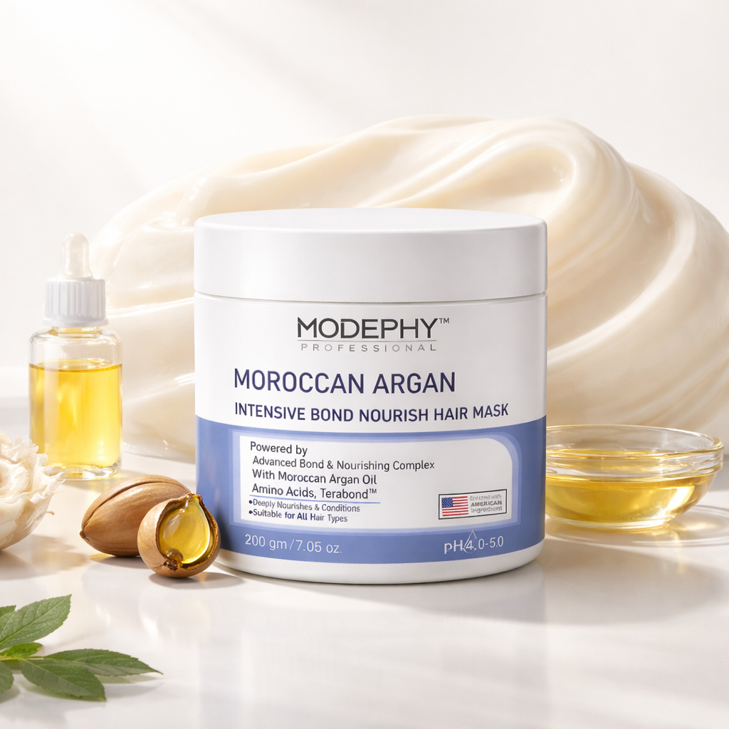 MODEPHY Moroccan Argan Intensive Bond Nourish Hair Mask - Nourishment Mask