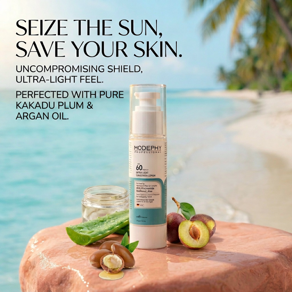 MODEPHY SPF 60 PA++++ Ultra Light Sunscreen Lotion - Broad Spectrum