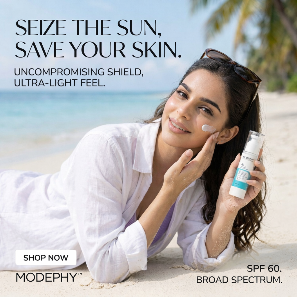 MODEPHY SPF 60 PA++++ Ultra Light Sunscreen Lotion - Broad Spectrum